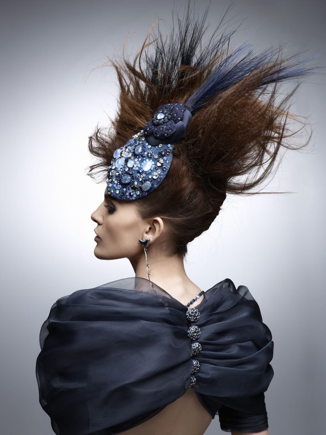 Подиумные прически