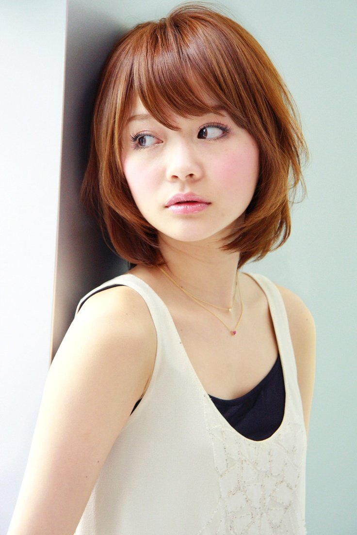 Haircut korean short средние волосы