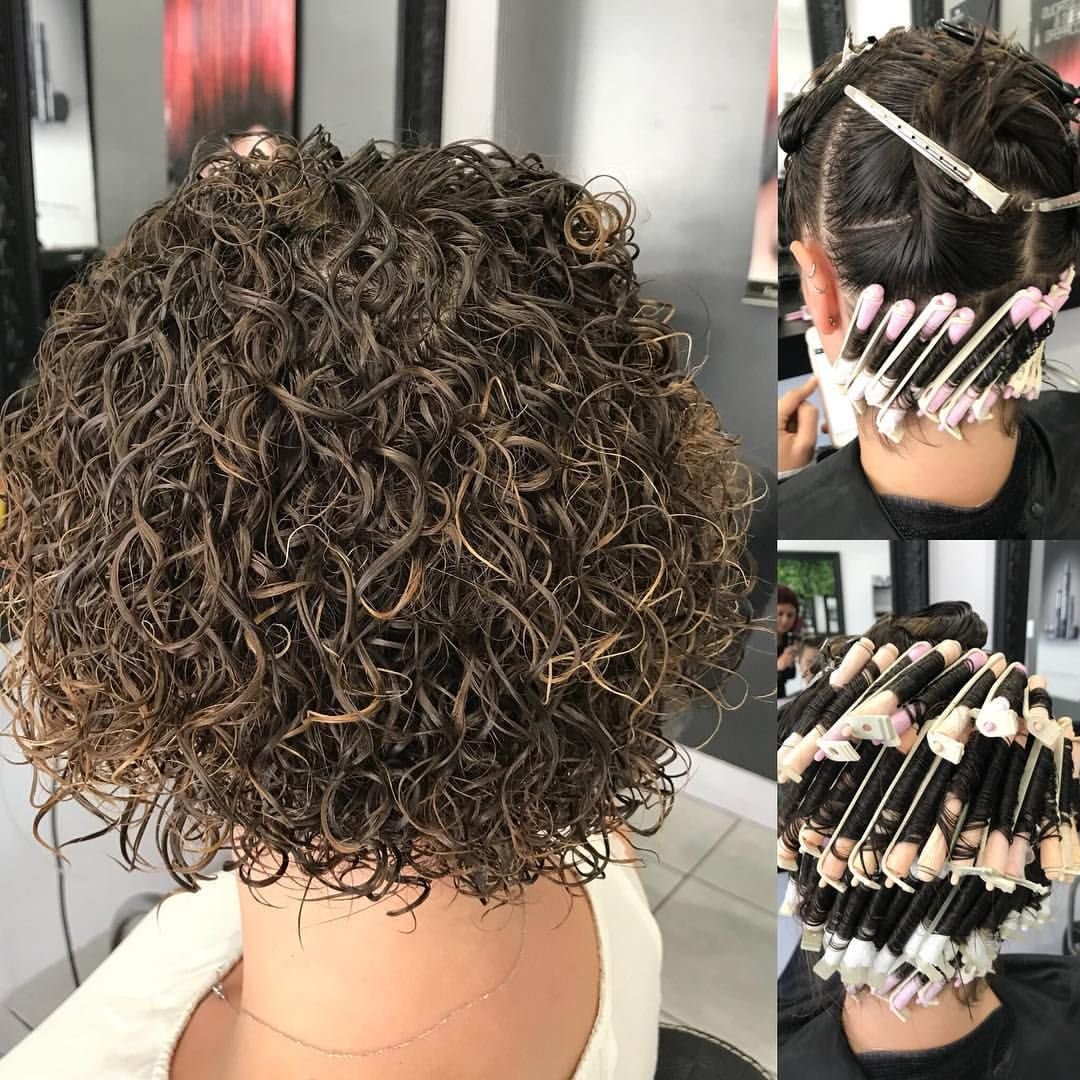 Окрашивание кудрявых волос