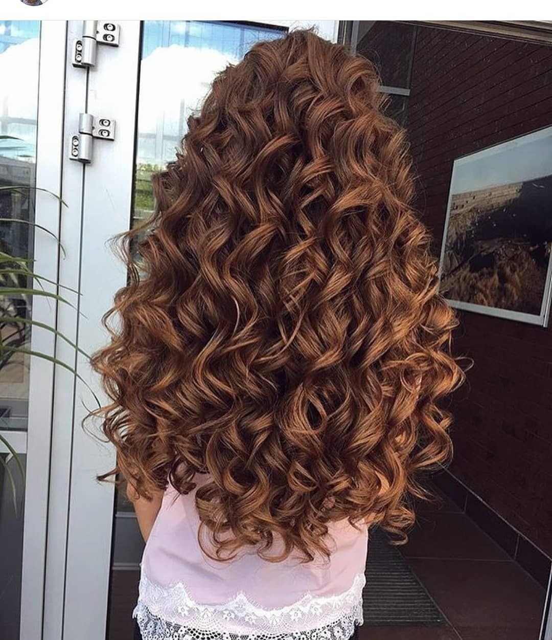 Химическая завивка на средние волосы