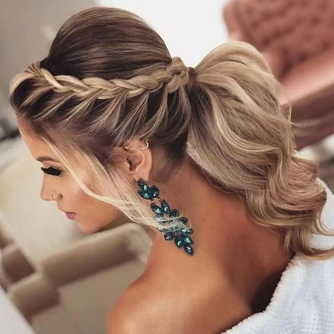 Прически с плетением