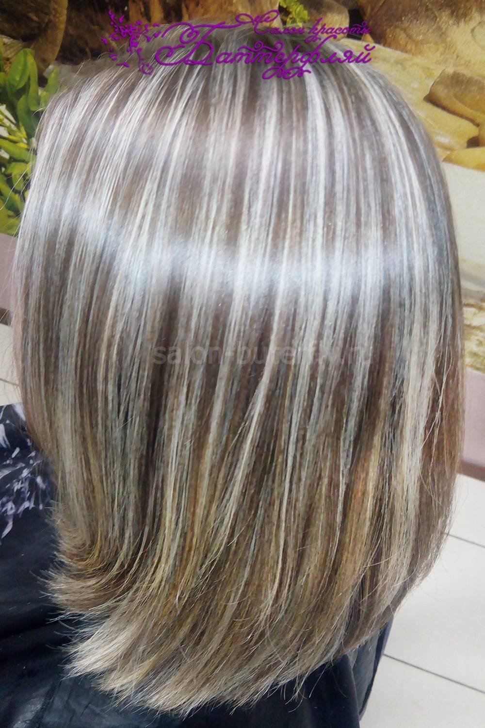 Мелирование методом Штопка