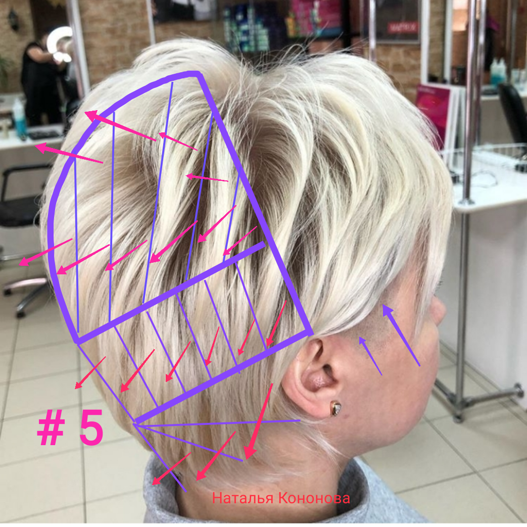 Мелирование на фольгу