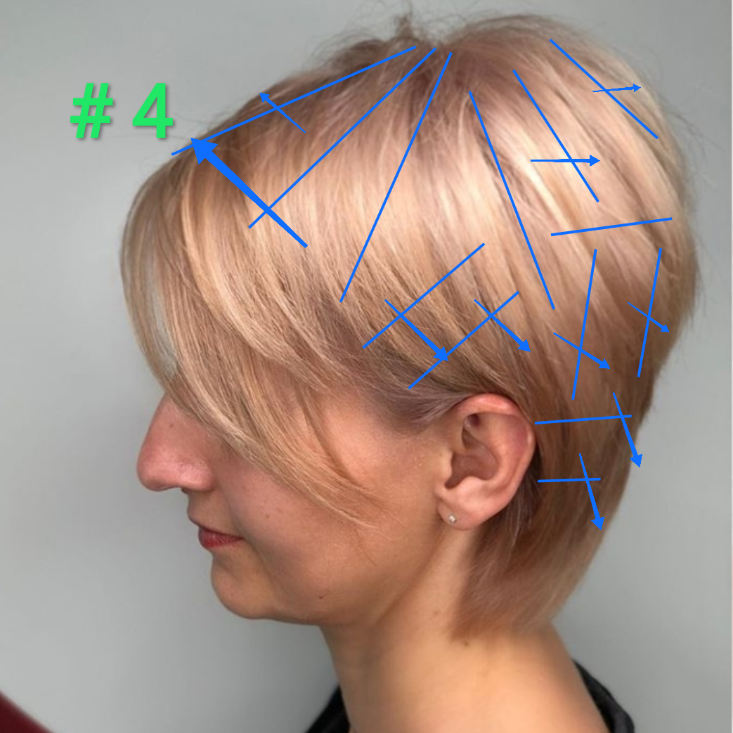 Пошаговое мелирование на темные волосы