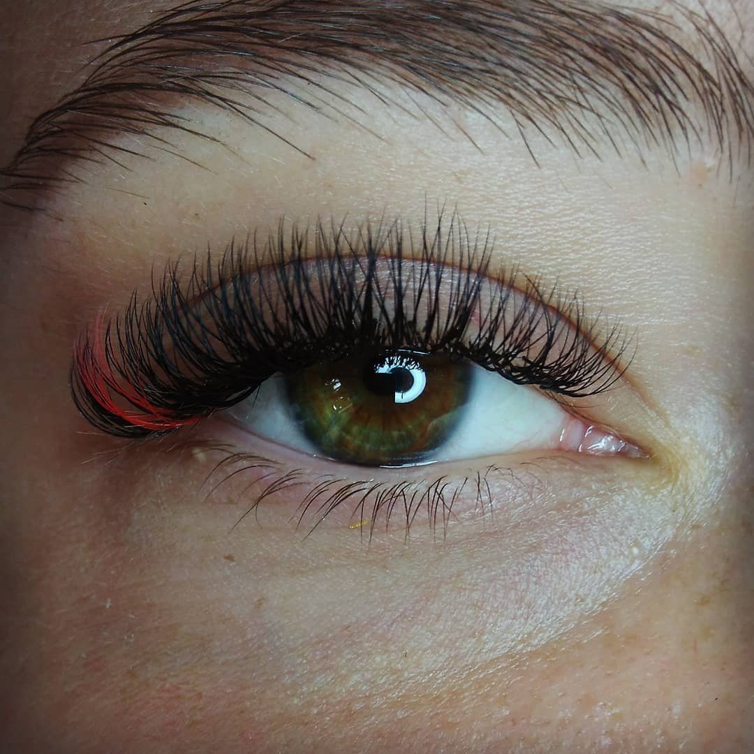 Цветные ресницы