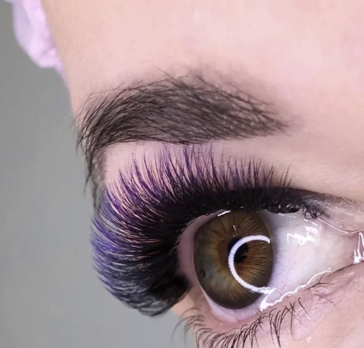 Цветные ресницы