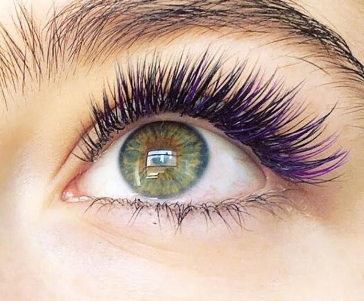 Цветные ресницы