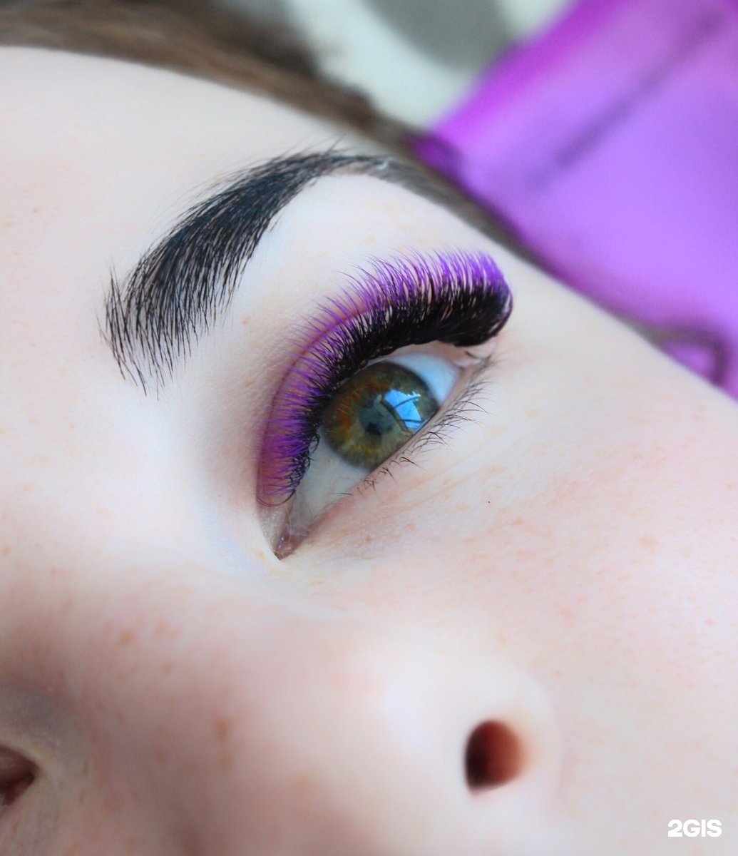 Цветные ресницы