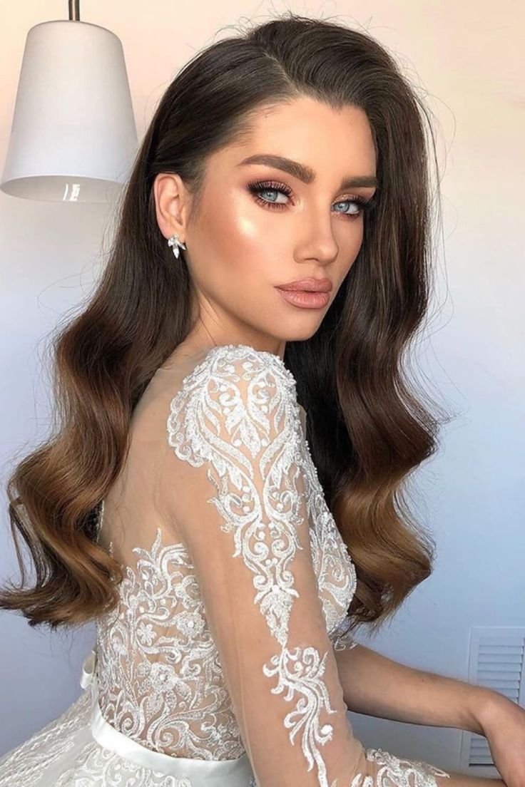 Прическа волны на длинные