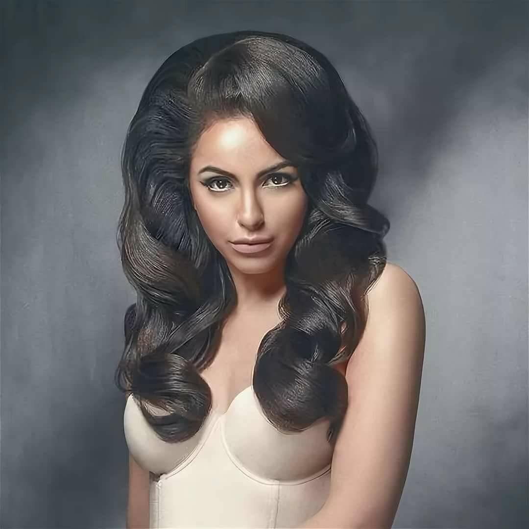 Объемные кудри на длинные волосы