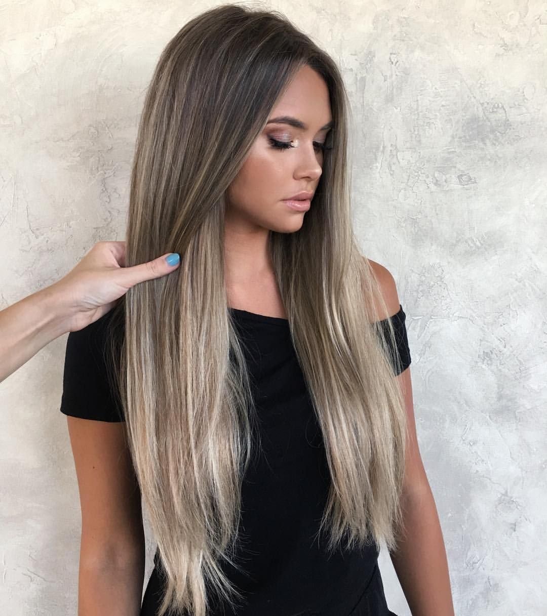 Окрашивание на длинные волосы