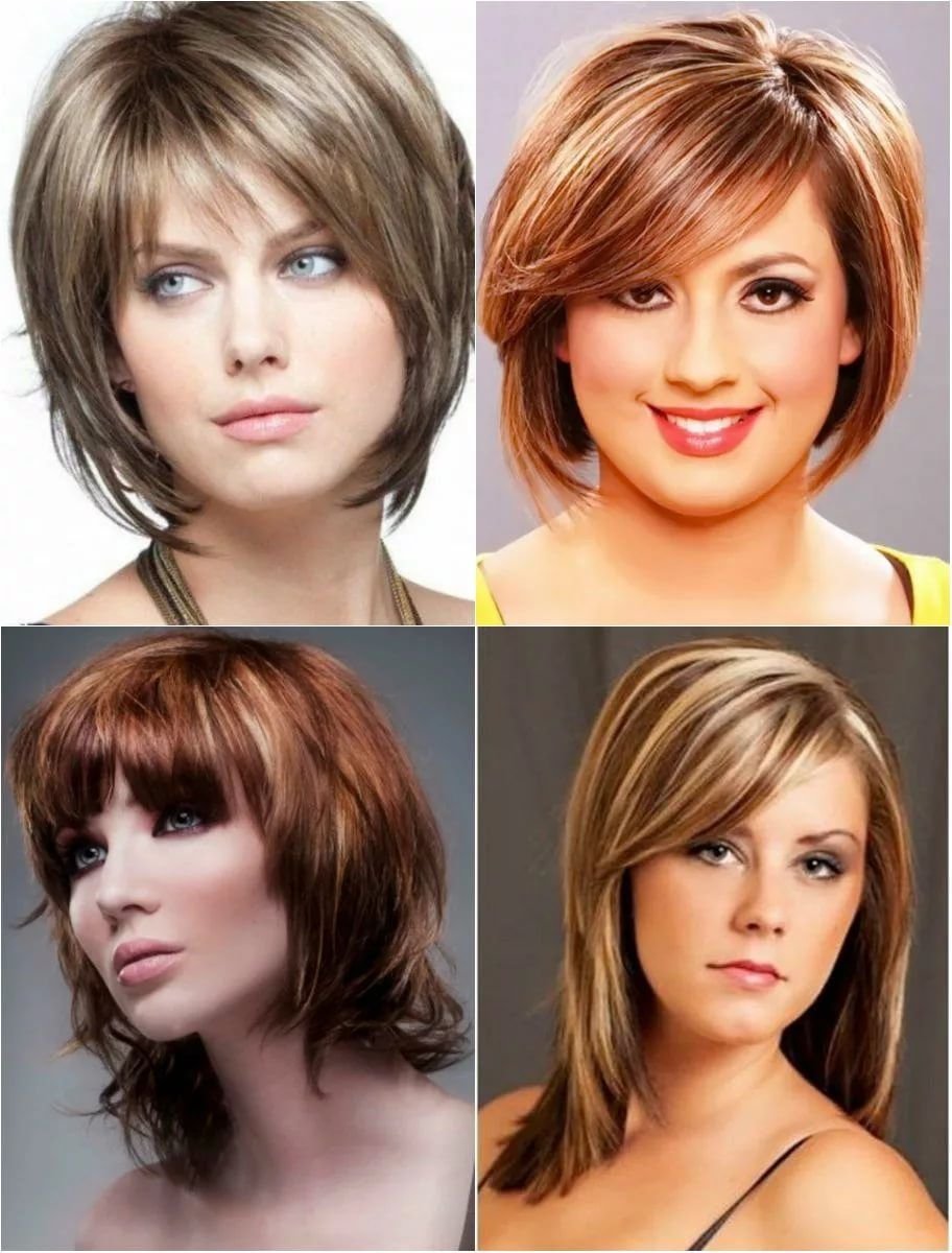 Ассиметричные стрижки на среднюю длину