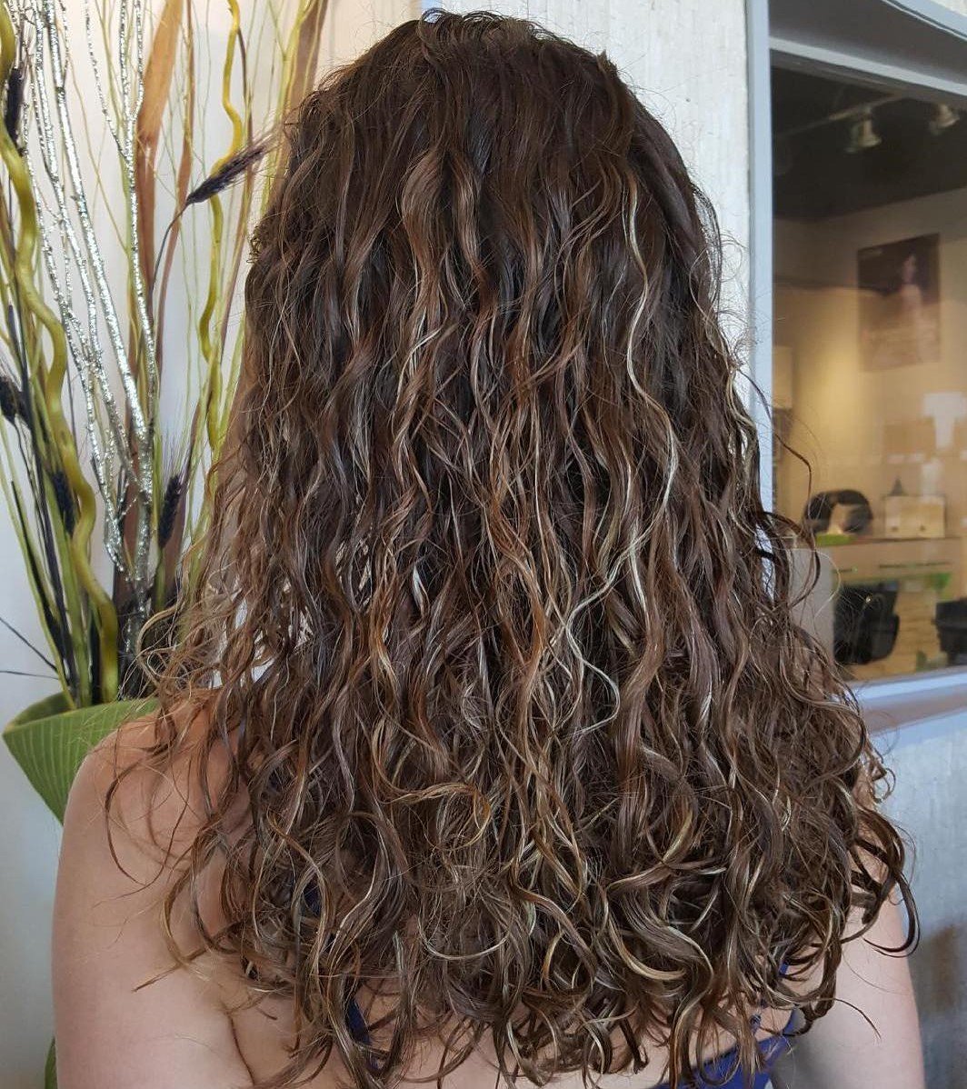 Кудри после косичек