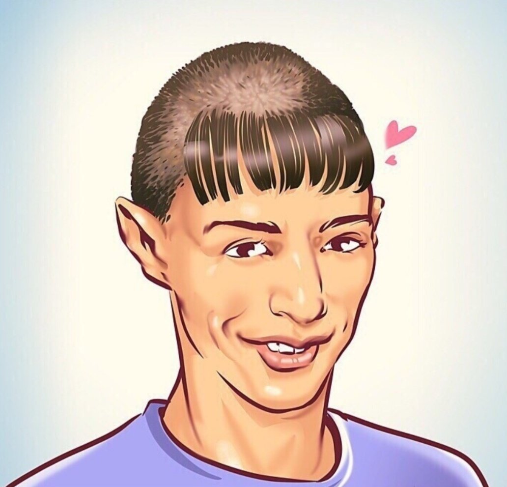 Смешные стрижки с челкой