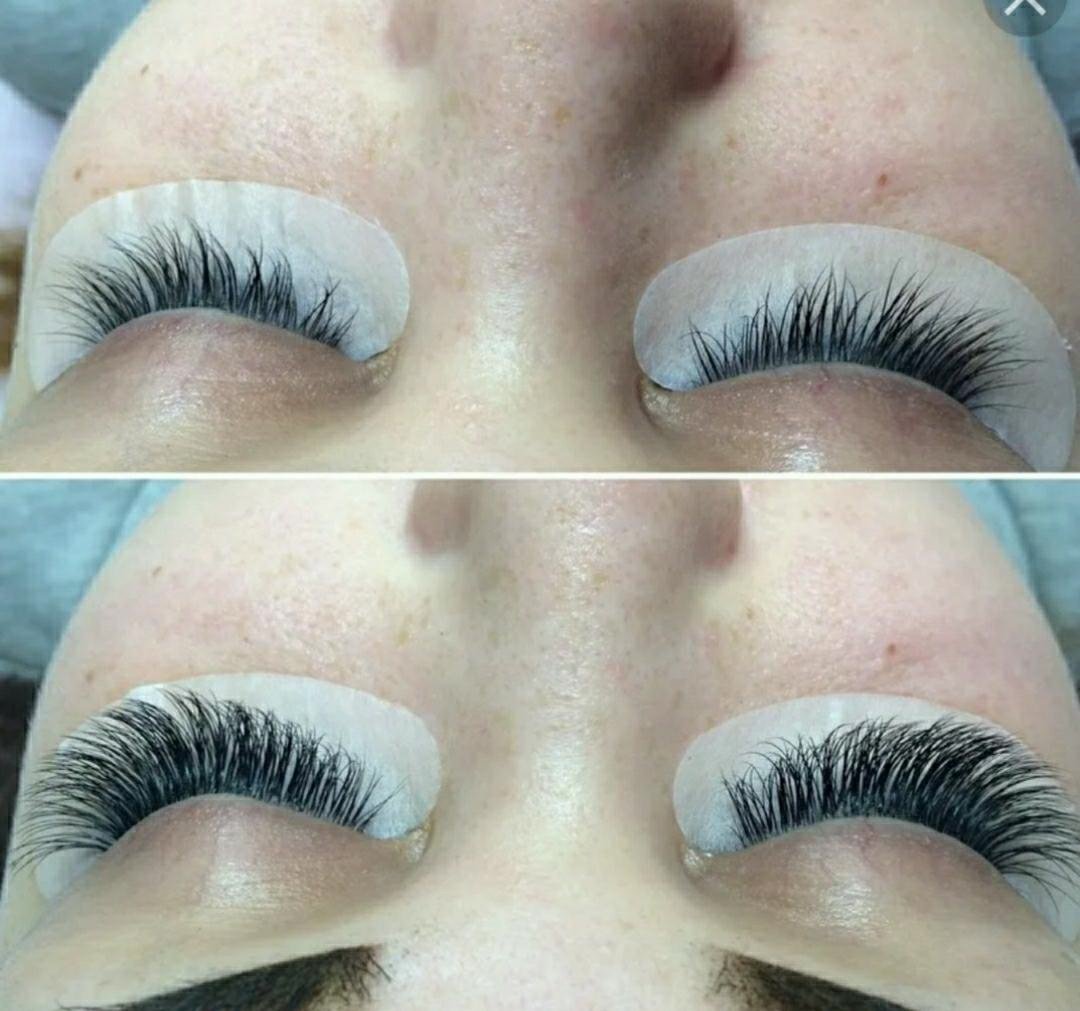 Красивая реклама наращивания ресниц