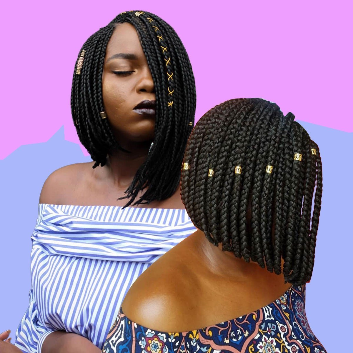 Box Braids каре