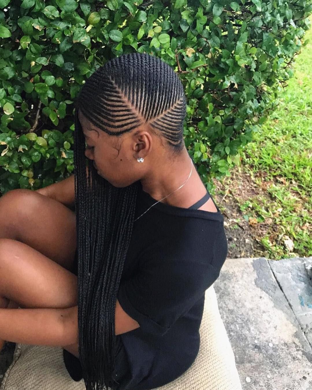 Брейды с канекалоном с челкой