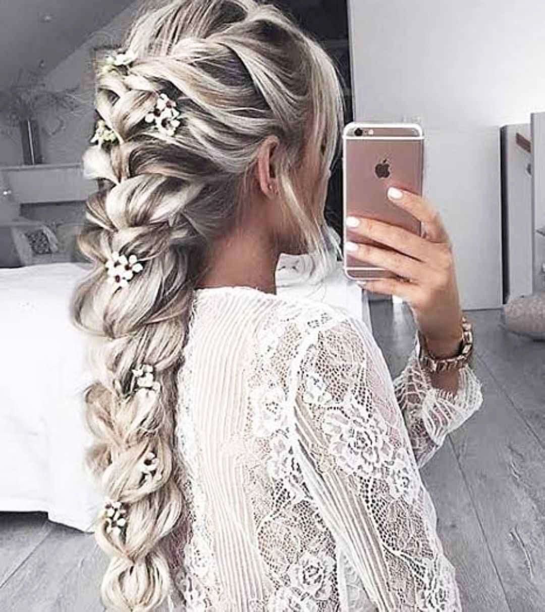 Объёмные косы на длинные волосы