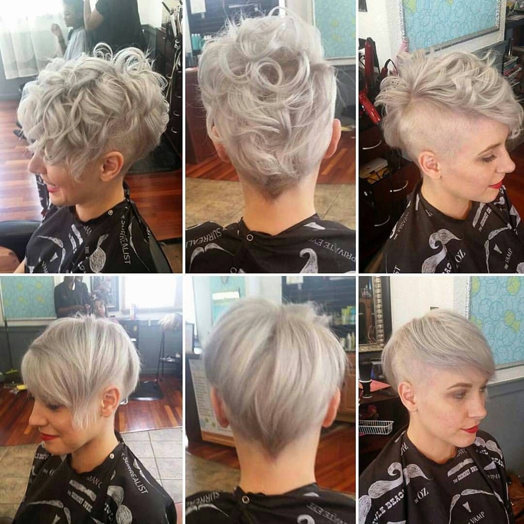 Пикси стрижка пепел