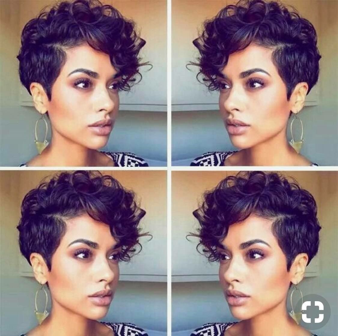 Укладка Боб Пикси на короткие волосы кудряшки