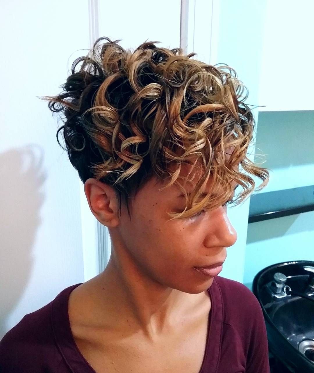 Карвинг на стрижку Пикси