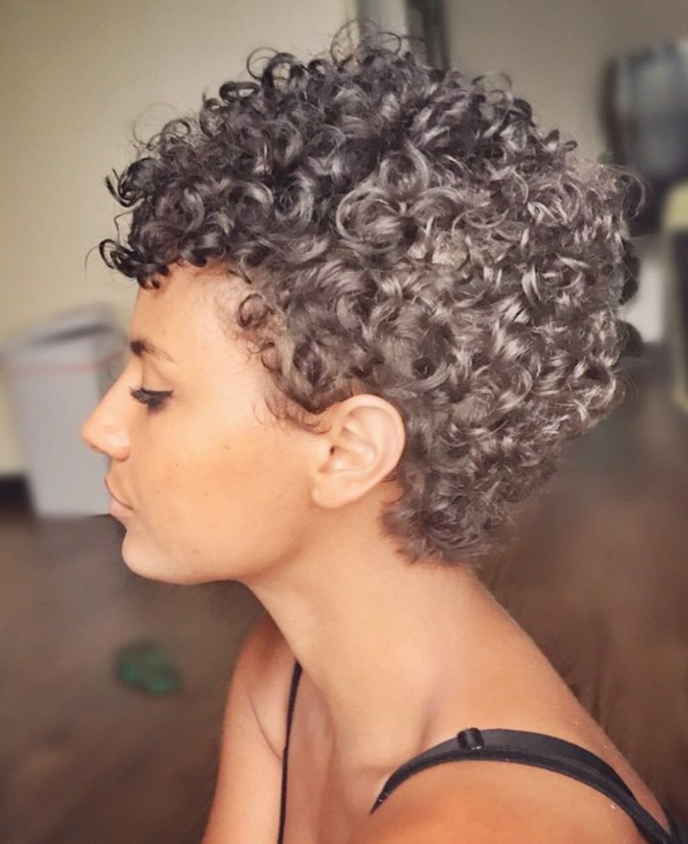 Химическая завивка на очень короткие волосы