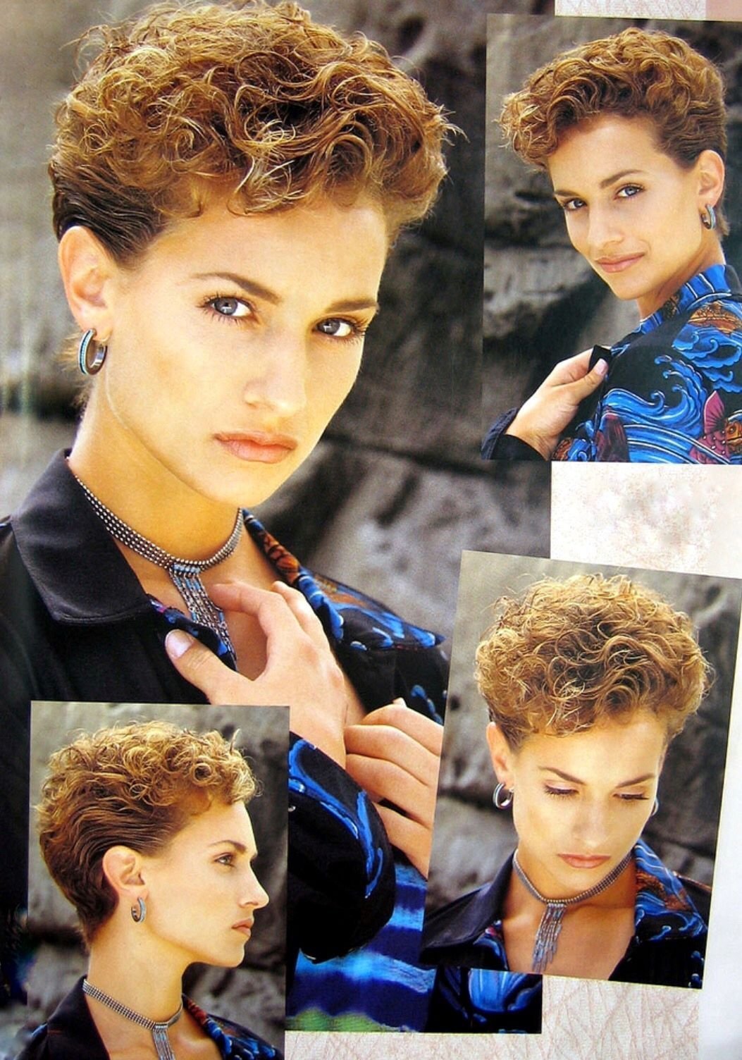 Прическа химия на короткие волосы