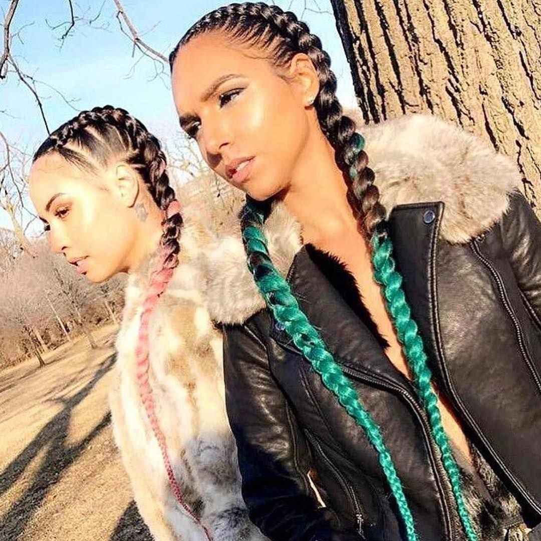 Beautiful African girl with Braids