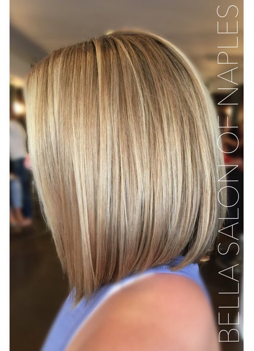 Удлиненное каре мелирование и тонирование