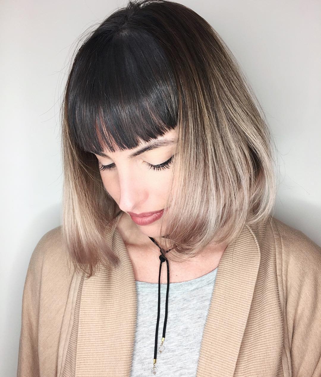 Мелирование на Боб каре