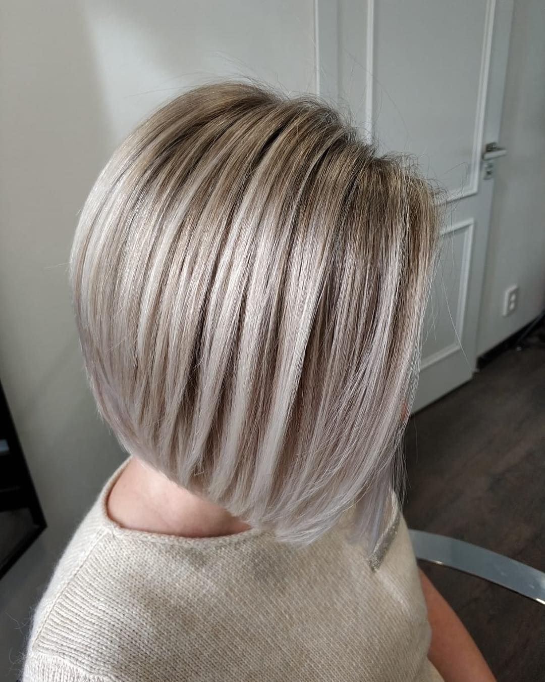 Удлиненное каре мелирование балаяж