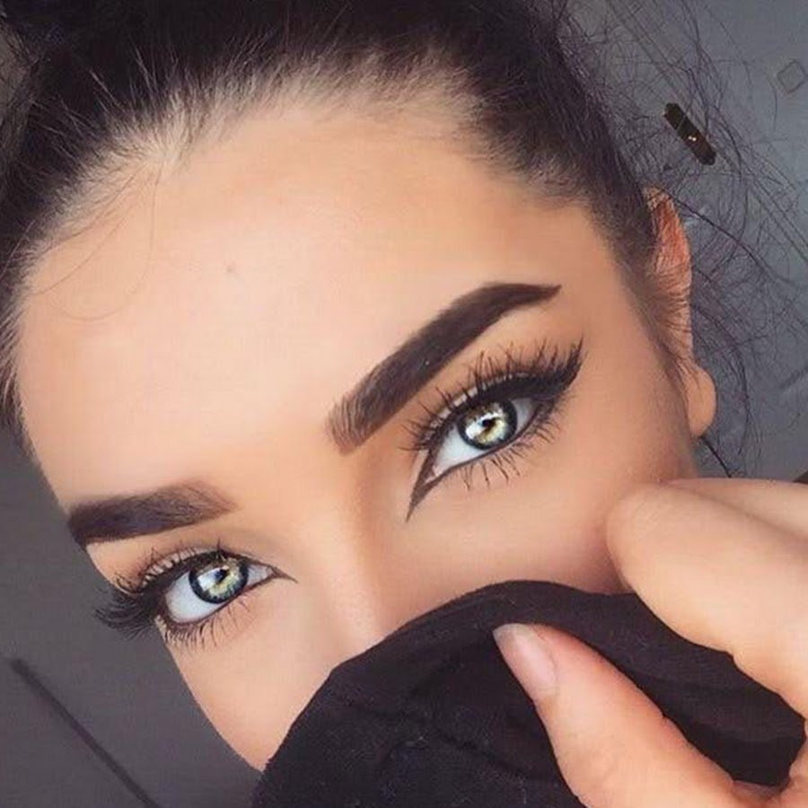 Брови толстые красивые