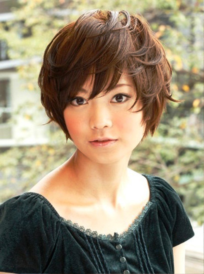 Японские короткие стрижки для девушек
