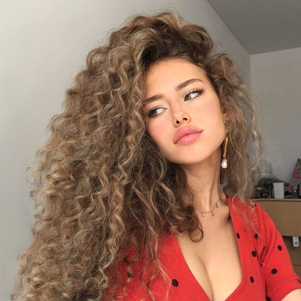 Химическая завивка на средние волосы