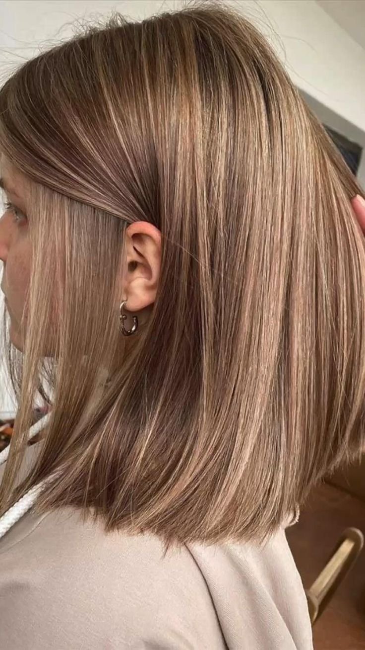 Мелирование мелкой штопкой