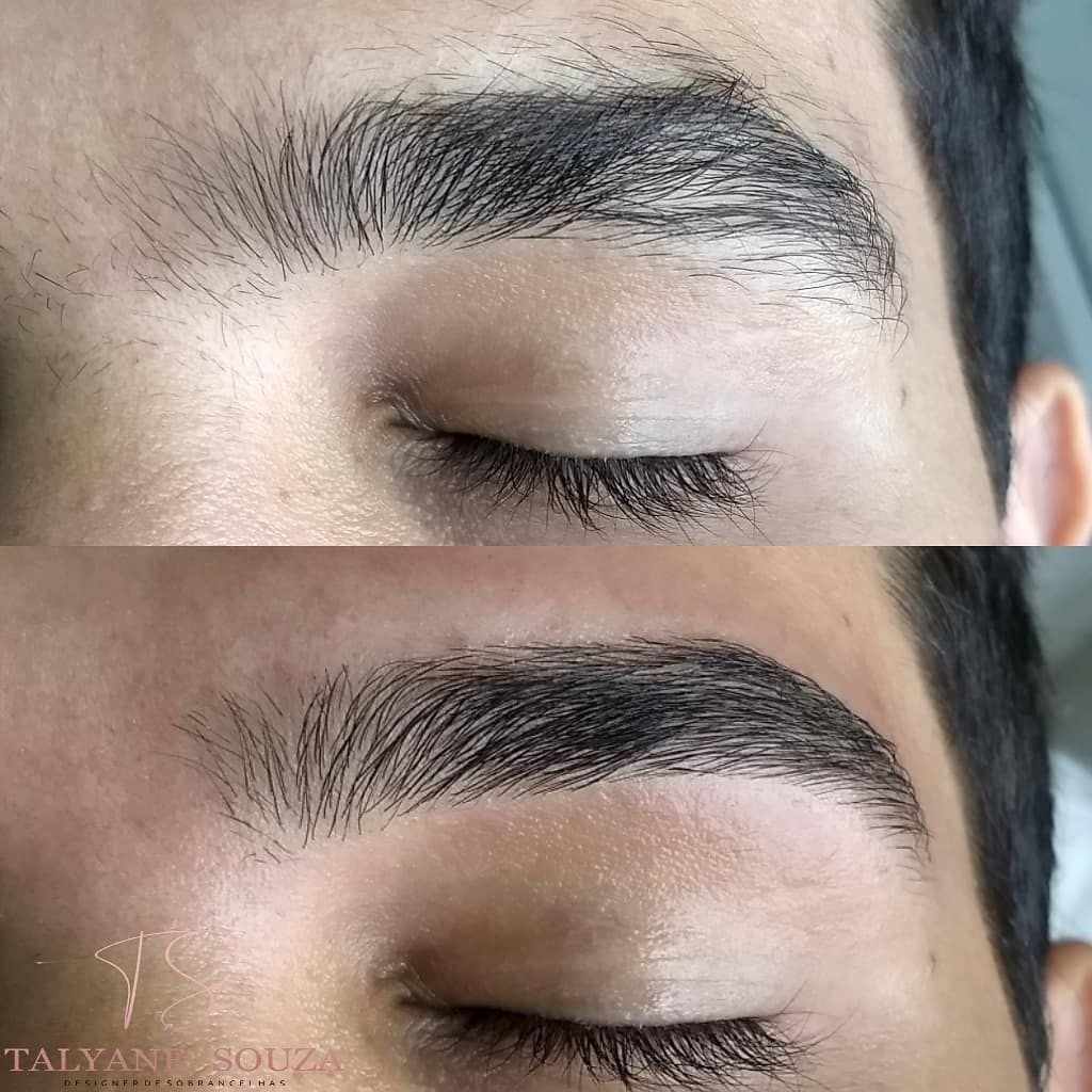 Мужское ламинирование бровей