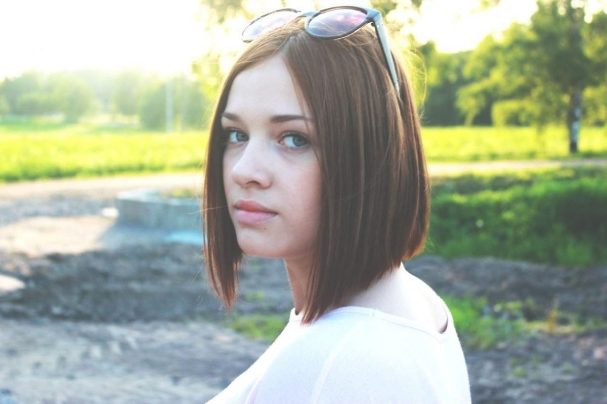 Обычное каре без челки