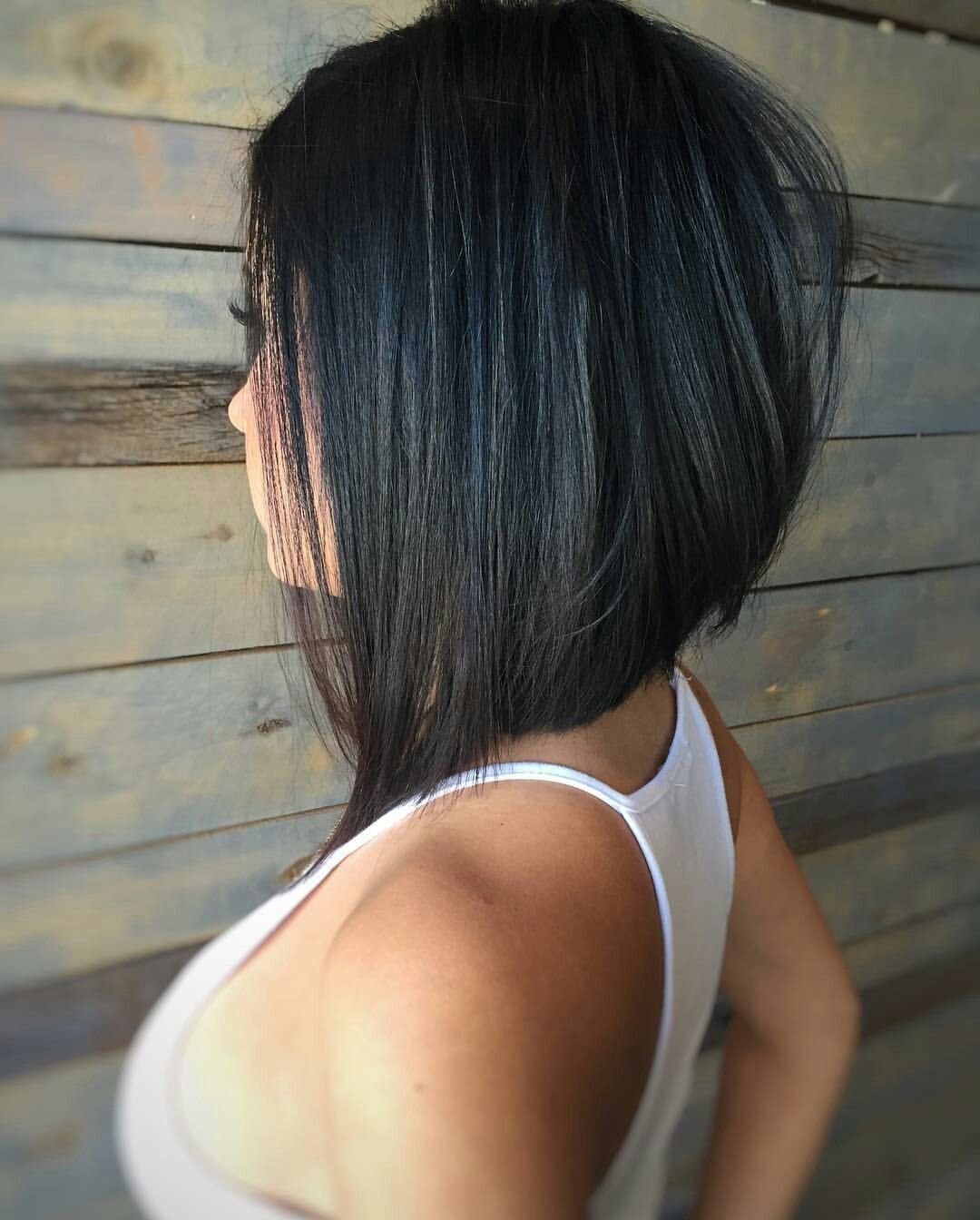 Каре Боб Трэйси с челкой