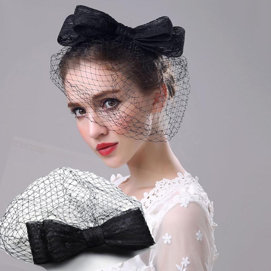 Маленькие шляпки с вуалью