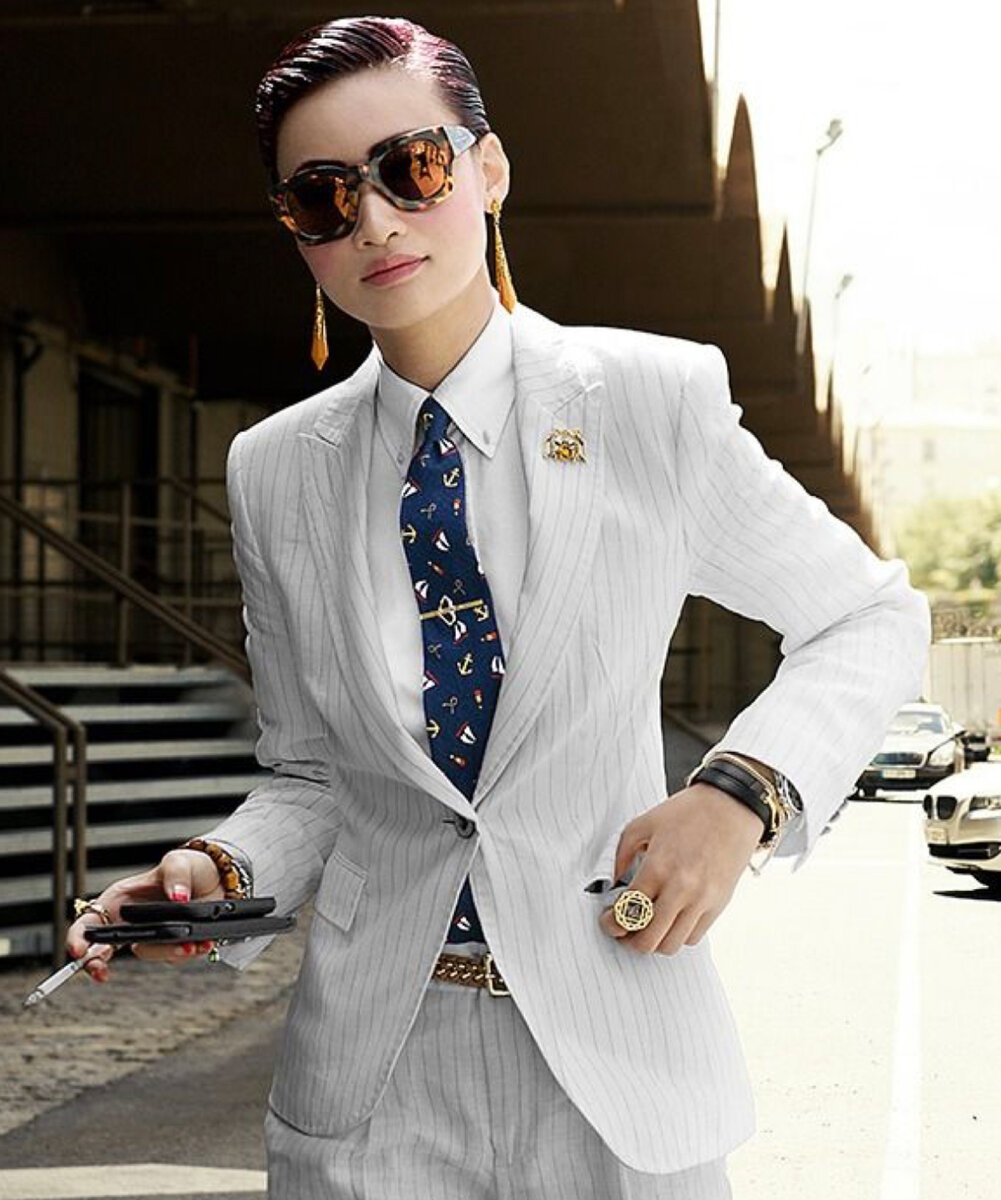 Кейт Бланшетт в брючном костюме