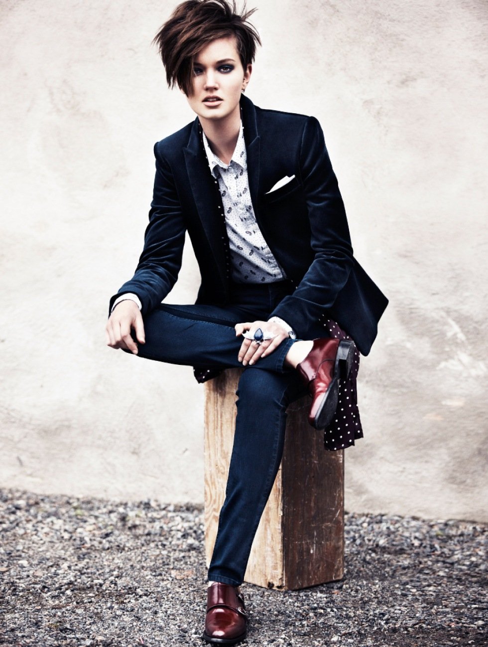 Хельмут Ньютон Ив сен Лоран