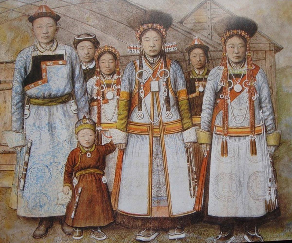 Якутский национальный костюм якуты