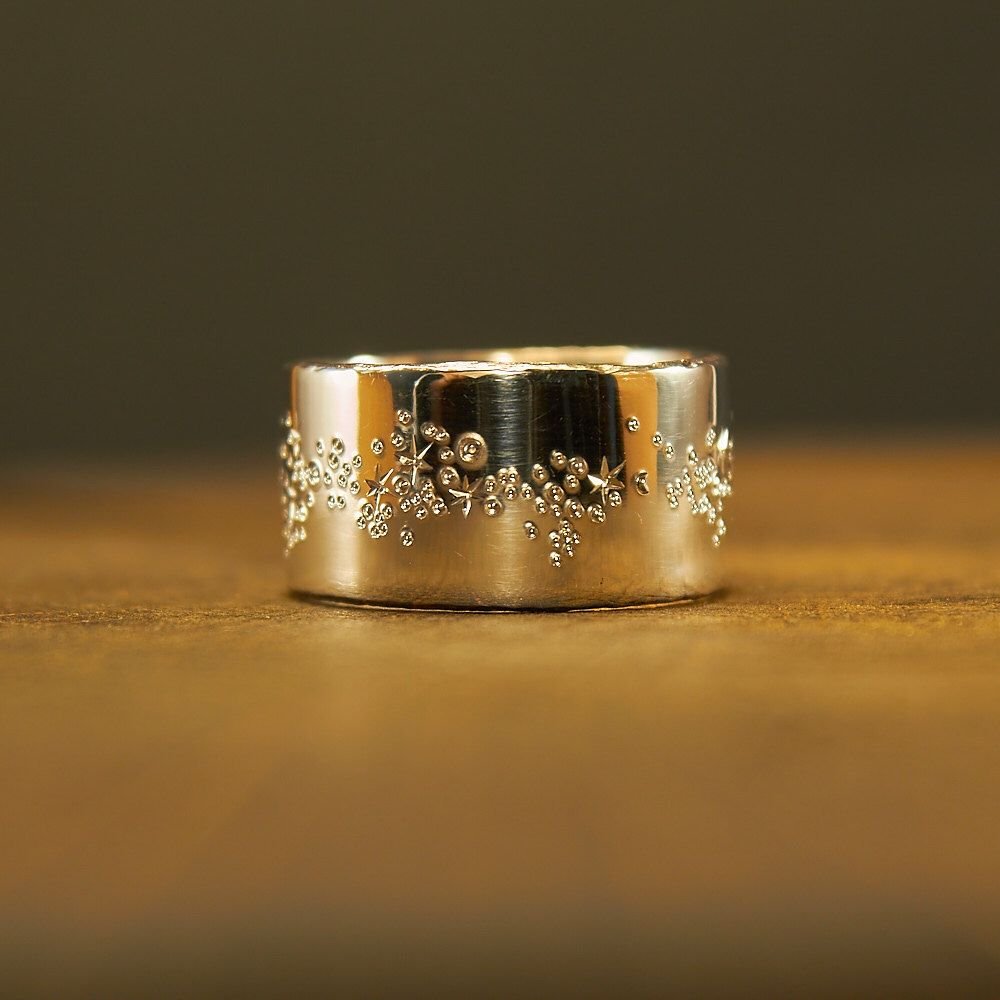 Обручальное кольцо многослойное