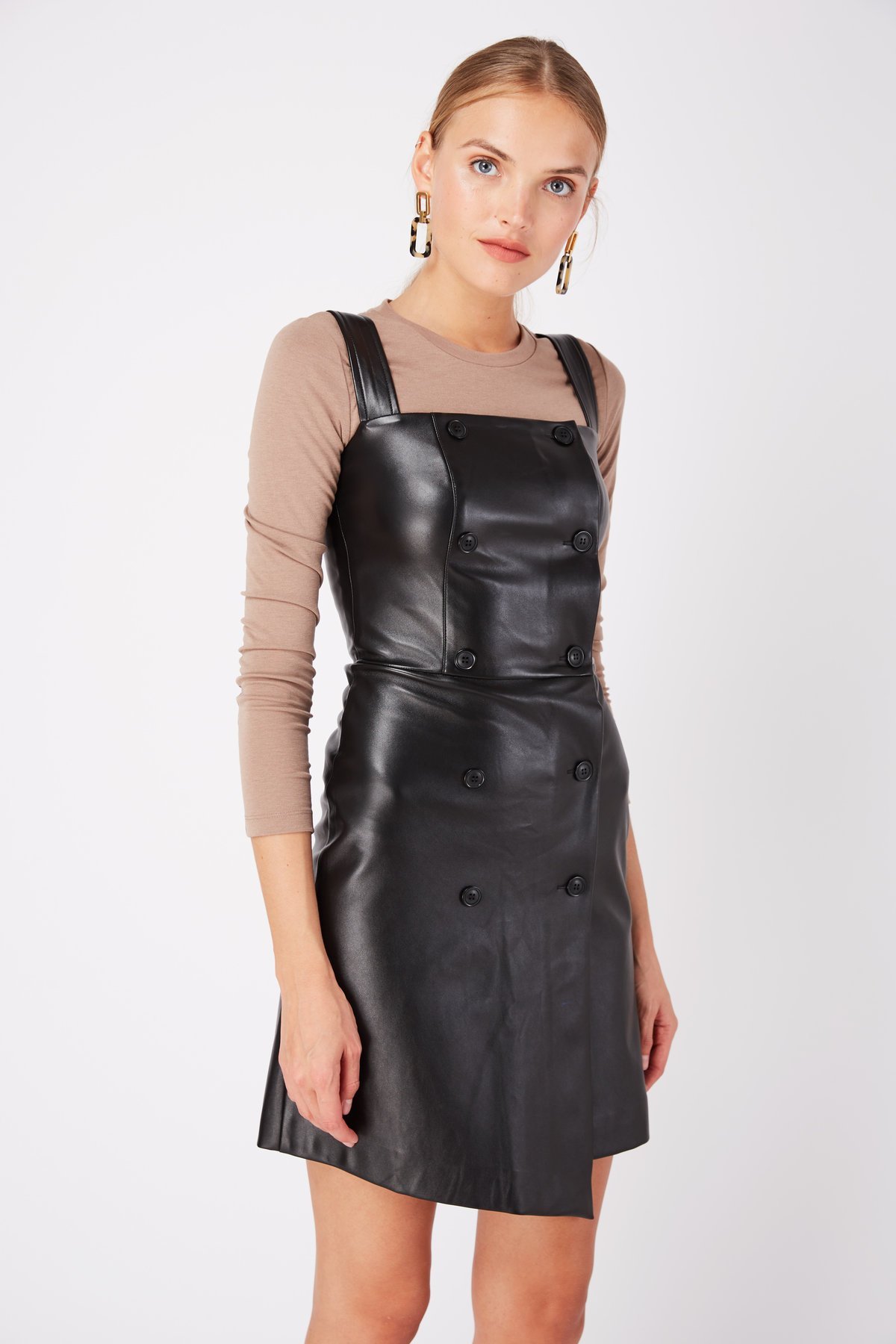 Кожаный сарафан Эскада