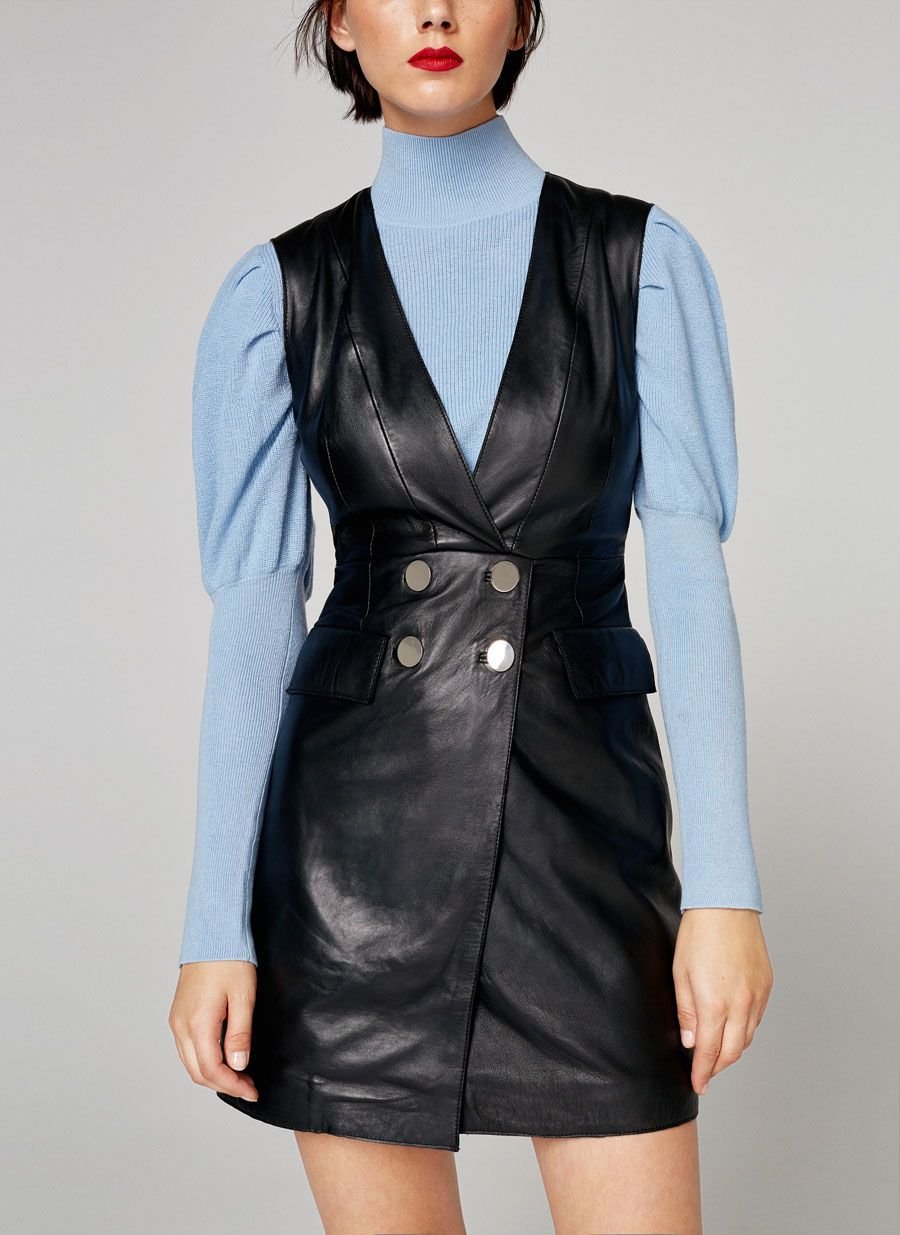 Кожаный сарафан 2022