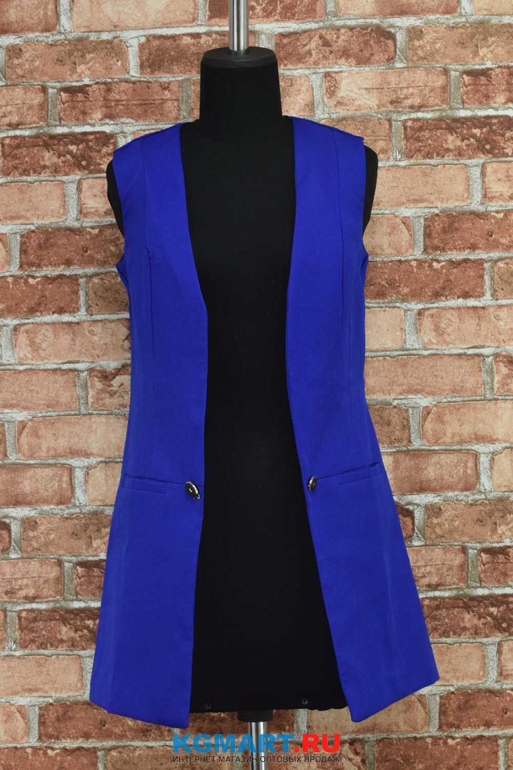 Драповый жилет