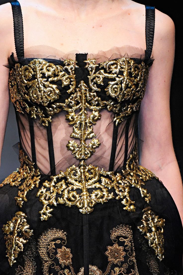 Корсет эпохи рококо