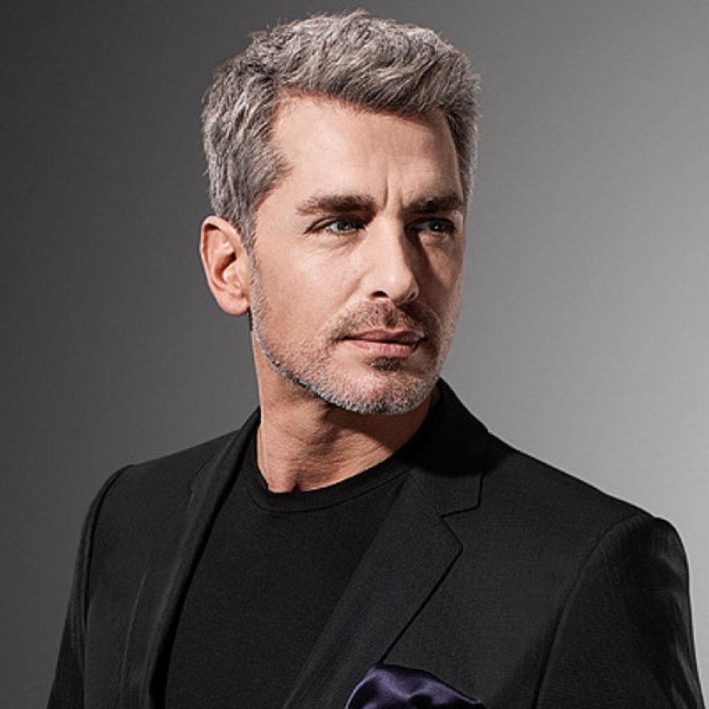 Прическа с проседью мужская