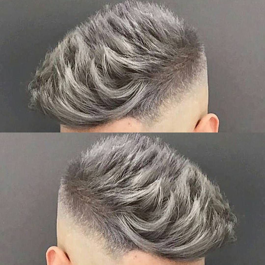 Мужские прически с пепельными волосами