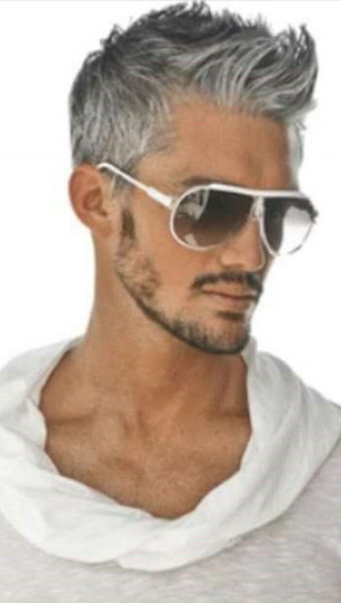 Седое окрашивание мужское